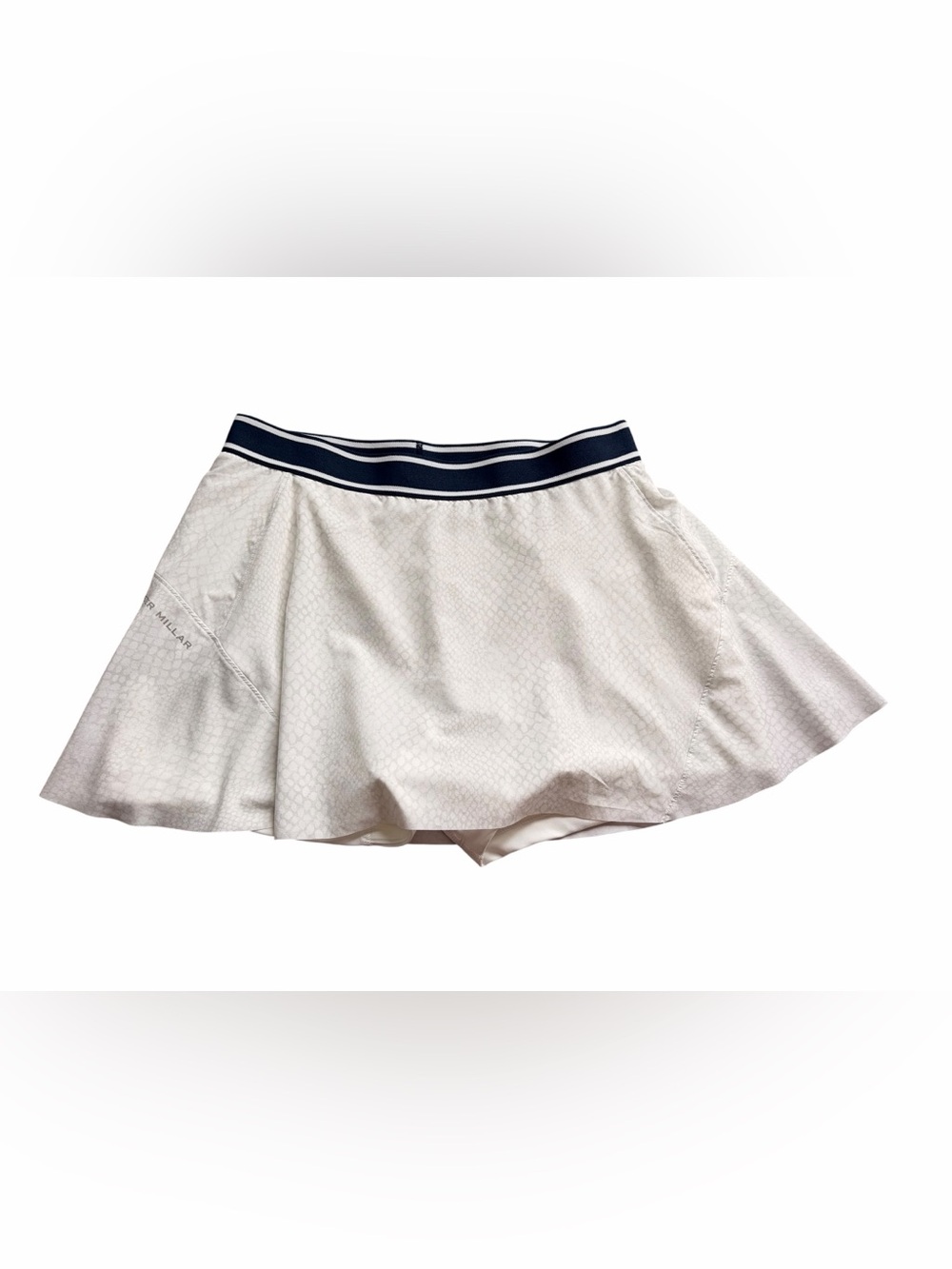 Peter Millar Gabriela Swing Skort in Slithering White Size Large Golf Tennis